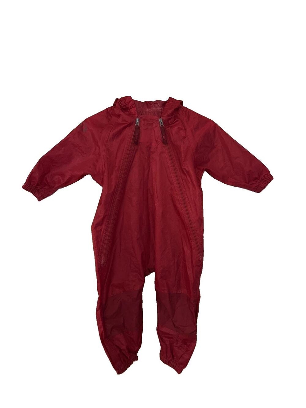 Tuffo Muddy Buddy Waterproof Coveralls Rain Suit Jacket Coat 3T Red
